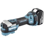 Makita DTM52T1JX2 Akku-Multifunktionswerkzeug 18V / 5,0 Ah, 1 Akku + Ladegerät + 44-teiliges Zubehör-Set im MAKPAC, Petrol