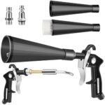 Preciva Druckluft Reinigungspistole- Trocknungspistole für Auto, Kompressor Präzise Luftpistole für Sitze, Felgen, Motor, Stoff, Leder, schwer erreichbare Stellen