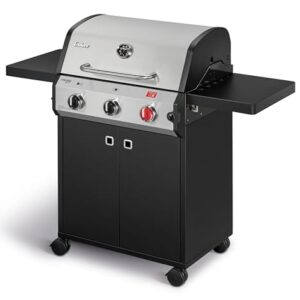 Enders Gasgrill Chicago Next 3 R Turbo, 3-Edelstahlbrenner, doppelwandige Garhaube, 2 abklappbare Seitenablagen, integriertes Thermometer, 10,6 kW Switch Grid™, 800° Grad Turbo Zone™ #89346