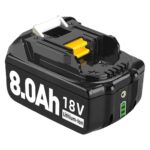 1 Stück 8.0Ah 18V Li-Ion Ersatz für Makita 18V Akku Kompatibel mit Makita Akku 18V BL1860 BL1850 BL1845 BL1840 BL1830 mit LED-Ladezustandsindikator für Kabellose Werkzeuge (1)