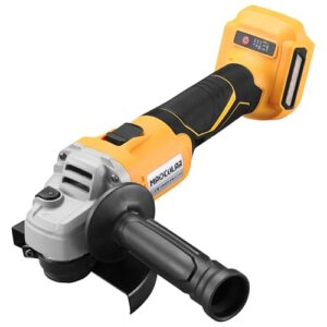 MAXCULAR Akku-Winkelschleifer 125mm, brushless Winkelschleifer für Makita 18V Akku, 8500U/min, 38mm Schnitttiefe mit Zusatzhandgriff zum Schleifen, Schneiden und Polieren (Ohne Akku/Ladegerät)