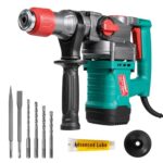HYCHIKA Bohrhammer mit Sicherheitskupplung, Schlagbohrmaschine SDS-Plus für Beton, 4400 BPM 790 RPM Abbruchhammer, 900W Schlagbohrer Bohrhämmer