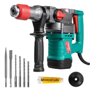HYCHIKA Bohrhammer mit Sicherheitskupplung, Schlagbohrmaschine SDS-Plus für Beton, 4400 BPM 790 RPM Abbruchhammer, 900W Schlagbohrer Bohrhämmer