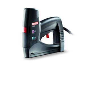Novus Elektrotacker J-102, Unterlademechanik, Auslösesicherung, Klammernanzeige, zum Polstern & Befestigen von Folie, Klammerntyp Typ 53, Typ 53F Klammernlaenge 6-14mm