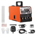 MIG Schweißgerät 250Amp, 3-In-1 Fülldraht Schweißgerät mit ARC/Flux MIG/MMA Lift WIG, Fülldrahtschweißen(0,8 mm&1 mm), mit Synergischem Drahtvorschub, IGBT Inverter Schweissgerät, für Profis&Home DIY
