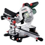 metabo Akku-Kappsäge KGS 18 LTX BL 216-18 V, 216 mm - Brushless Motor, Präzisionsschnitt, Zugfunktion, LED-Schattenlinie, Staubabsaugung, Aluminiumgehäuse - Inkl. 2 x Akkupack 8.0 Ah und Ladegerät
