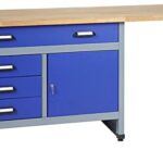 Küpper Werkbank Modell 12037, Breite 170 cm Farbe ultramarinblau