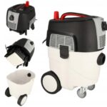 Dedra Nass- und Trockensauger, zur Verwendung mit Einer Gipsschleifmaschine, 1600 W, automatischer Rüttelfilter, eingebaute Steckdose max 2000 W, effizient Kupferwicklung des Motors