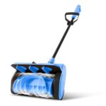 WingFly Akku Schneefräse für Makita Akku 18V, 1200W Elektrische Schneefräse, 26cm Arbeitsbreite, 16cm Räumhöhe, 5m Wurfweite, Akku Schneeschaufel für Auffahrt und Garten (ohne Akku)