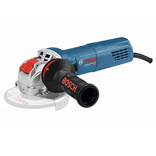 Bosch Professional Winkelschleifer GWX 9-125 S mit X-LOCK (Scheiben-Ø: 125mm, Leistung 900 Watt, inkl. Zusatzgriff, Schutzhaube)