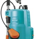 Gardena Regenfasspumpe Classic 4000/2: Tauchpumpe mit Trockenlaufsicherung, bis zu 4000 l/h Fördermenge, stromsparend, kurze Ansaugzeiten, integrierter Filter, 2-stufiges Pumplaufwerk (1740-20)