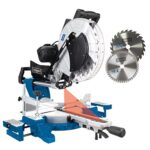 Scheppach Kappsäge HM140L Kapp-Zugsäge Gehrungssäge mit Laser & LED | Schnitthöhe 105 mm | Schnittbreite 330 mm | 230V 2000W | Sägeblatt Ø305mm + 2. Sägeblatt (HM140L)