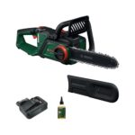 Bosch Akku-Kettensäge PKE18V-30-28 (OptiCut-Technologie, Gewicht: 3,9 kg, Kettengeschwindigkeit: 9 m/s, inkl. Akku und Ladegerät)