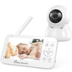 FNITAER Babyphone mit Kamera und Audio, 5" Bildschirm Babyfon mit Kamera Ohne WLAN, Babyphones 5200 mAh Akku, Baby Monitor with Camera IR-Nachtsicht 2-Wege-Audio Vox-Modu Temperatursensor.