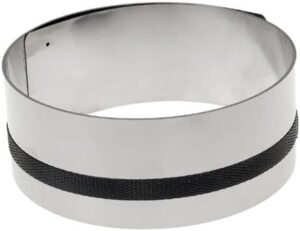 Tapezierschiene Tapetenschiene 6x200 cm aus rostfreiem Stahl