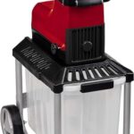 Einhell Elektro-Leisehäcksler GC-RS 60 CB (2800 W, max. 45 mm Aststärke, Schneidwalze, große Trichteröffnung, Drehrichtungsumschalter, transparente 60 L Fangbox, integrierter Sicherheitsschalter)