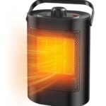 YOOKESEN Heizlüfter Energiesparend,1500W PTC Keramik Heizung Elektrisch,3-Stufen-Modus, Überhitzungs- & Kippschutz,Tragbarer Elektroheizung für Räume Schlafzimmer Büros [A Energieeinsparung]