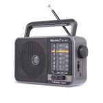 Tragbares UKW/MW Radio mit lautem Lautsprecher, Transistorradio (Batteriebetrieb oder USB) für Indoor, Outdoor & Notfälle - (BJL-671)