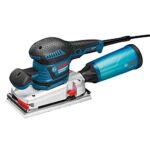 Bosch Professional Schwingschleifer GSS 280 AVE (350 Watt, Zusatzhandgriff, 3x Schleifblatt für Holz, in L-BOXX 238), 0601292901