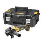 DEWALT 18V XR Akku-Winkelschleifer 125mm mit Paddel-Schalter (bürstenloser Motor, elektrische Bremse & Kupplung, Schnellspannfutter, inkl. TSTAK-Box II, Lieferung ohne Akku & Ladegerät), DCG406NT-XJ