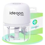 ideoon Kompakter Elektro Multizerkleinerer 250ml 30W: genialer Mini-Häcksler, kabellos & leistungsstark – Perfekt für Zwiebeln, Knoblauch & Babynahrung