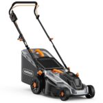 VonHaus Rasenmäher Elektro 1800W mit Mulchfunktion, Rasenmäher mit Kabel für alle Grasarten- 52L Fangkorb, 430mm Schnittbreite, 5 Schnitthöhen 25-70mm, Höhenverstellbarer Ergonomischer Softgriff