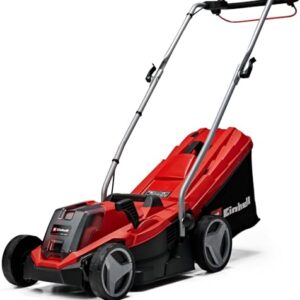 Einhell Akku-Rasenmäher GE-cm 18/33 Li-Solo Power X-Change (18 V, 33 cm Schnittbreite, bis 200 m², Brushless, 30L Grasfangkorb, 25-65 mm Schnitthöhe, ohne Akku)