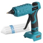 Kabellose Heißklebepistole für Makita 18V Akku 11mm Schnelle Aufheizzeit vielseitig einsetzbar und präzise Kupferdüse für DIY Projekte Handwerk und Reparaturen