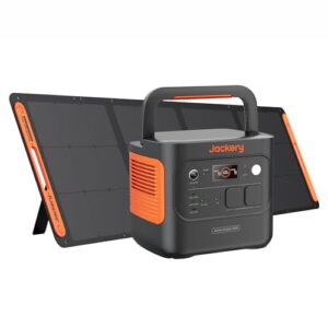 Jackery 2000 v2 Tragbare Powerstation mit 200W Solarpanel, 2042Wh Solargenerator mit 2200W Ausgang, LiFePO4 Batterie Schnellladung für Camping, Wohnmobil, Off-Grid