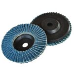 5 Stück Fächerscheibe ø: 75 mm, Körnung: 40, Aufnahme: 10 mm - passendes Zubehör für viele Akku Winkelschleifer und Druckluft-Geräte