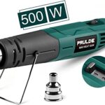 Mini Heißluftpistole - PRULDE Handheld Heißluftföhn 500W Schnelles Aufheizen Heissluftgebläse mit 2 Temperatureinstellungen für Acrylharz Handwerk, Basteln, Epoxidharz, Schrumpffolie