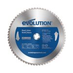 Evolution Power Tools Sägeblatt 355mm zum Schneiden von Baustahl, für Kreissäge und Kappsäge | TCT Metallkreissägeblatt / Metallsägeblatt / Zaagblad zum Schneiden von Metall, Stahl | 66TBLADE