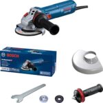 Bosch Professional Winkelschleifer GWS 12-125 S (Scheiben-Ø: 125 mm, 1200 W, inkl. Vibration Control-Zusatzhandgriff, Schutzhaube, Zweilochschlüssel)