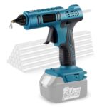 Akku Heißklebepistole Kompatibel mit Makita BL1860B BL1850B BL1840B BL1830B 18V Lithium-Akku, 100W Kabellose Klebepistole mit 20 Stück Klebestiften, Schnelle Erwärmung (Ohne Akku, Ohne Ladegerät)