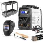 STAHLWERK Elektroden-Schweißgerät ARC 200 MD – Vollausstattung mit Gerätewagen – MMA (E-Hand) & Lift-TIG (DC) bis 200 A, flexibel einsetzbar ohne Gas, kompakt & 3,4 kg leicht, Smartkühlung, Hotstart