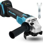Akku-Winkelschleifer, Kompatibel mit Makita Bürstenlos,18V Trennschleifer Scheibe 125mm Schleifen，zum Entfernen von Farbe，Schneiden（Nur Körper，Keine Batterie und kein Ladegerät）