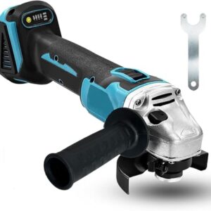 Akku-Winkelschleifer, Kompatibel mit Makita Bürstenlos,18V Trennschleifer Scheibe 125mm Schleifen，zum Entfernen von Farbe，Schneiden（Nur Körper，Keine Batterie und kein Ladegerät）