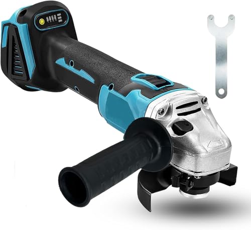 Akku-Winkelschleifer, Kompatibel mit Makita Bürstenlos,18V Trennschleifer Scheibe 125mm Schleifen,zum Entfernen von Farbe,Schneiden(Nur Körper,Keine Batterie und kein Ladegerät)