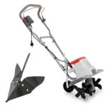 IKRA Elektro Bodenhacke IEM 1500, Zwei Arbeitsbreiten 32 & 45cm, Arbeitstiefe 20cm, Starke 1500W, inkl. Häufelpflug