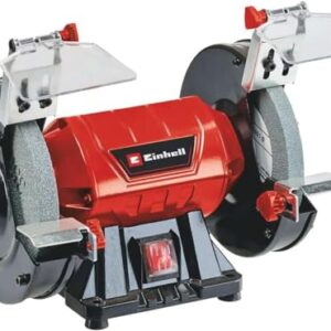 Einhell Doppelschleifer TC-BG 150 (max. 150 W, Ø150 x ø32 x 16 mm Schleifscheiben, Funkenschutz, Formkorrekturen und Anschliffe, inkl. Grob- und Feinschleifscheibe K36/K60)