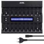 AA AAA Akku Ladegerät,JIUWIIL 20+2 Slot LED Batterieladegerät Intelligentes Akkuladegerät für AA/AAA Akkus Wiederaufladbare Batterien und 9V Akkus,2 Separate Ladeschächte für 9V Akkus