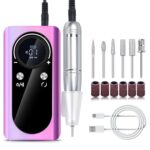 NVOQILIN Bohrmaschinen-Set, 45000 U/min, elektrische Bohrmaschine mit Bohrern, geräuscharm, einfach zu bedienende Feilmaschine