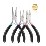 3 Stk Schmuckzange Zangenset, Zangen für Schmuckherstellung Zangen Werkzeuge mit Spitzzange/Kettenzange/Seitenschneider Drahtschneider Zange für Schmuckherstellung Werkzeug Jewellery Making Repair
