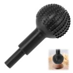 QWORK® Holzfräser für Bohrmaschine, 40 mm Durchmesser Sphärische Holzschnitzwerkzeuge, 45# Stah,Griff 10 mm