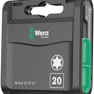 Wera 05057770001 Bit-Sortiment, Bit-Box 20 TX 20, 20-teilig