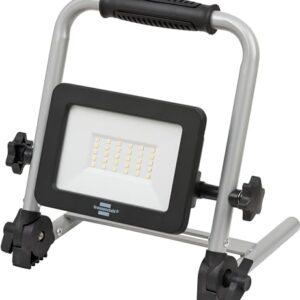 Brennenstuhl LED Akku Baustrahler EL 2000 MA (20W, 6000K, 2150lm, IP54, LED Arbeitsstrahler mit Powerbank-Funktion, 6h Leuchtdauer)