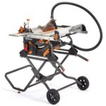 Evolution Power Tools R255TBLX+ tischkreissäge, Tischsäge Multimaterial Saw Blade Cuts Wood Metal Plastic 45˚ Chamfer +/- 60˚ Mitre Angle 87 mm Cutting Depth 1800 W Motor