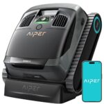 AIPER Scuba X1 Poolroboter, WavePath 3.0 Navigation, mit verbesserter Akkuleistung und bis zu 25.200 L/h Saugkraft, horizontale Wasserlinienreinigung, poolsauger akku Ideal für Pools bis zu 200㎡