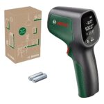 Bosch Infrarotthermometer UniversalTemp (-30°C…+500°C, einfach und präzise messen, 3 vordefinierte Materialgruppen, im E-Commerce Karton)