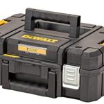 Dewalt T STAK II Werkzeugbox DWST83345-1 (Robuste Box, Schutzklasse IP54, 2 Handgriffe, Metallschließen, Etikettenhalter zur Beschriftung, anpassbare Schaumstoffeinlage) 1 Stück